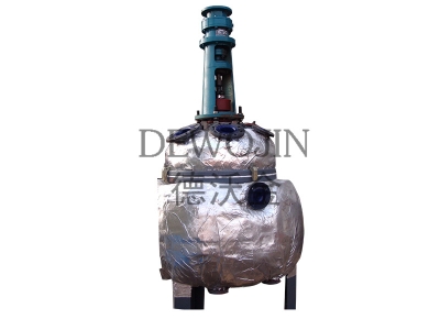 Experimental glass lined reactor accordi