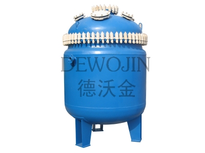 Glass lined distillation tank