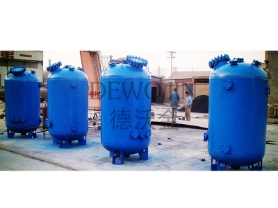 Non-standard vertical enamelled storage tank