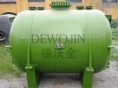 Horizontal enamelled storage tank 3000L