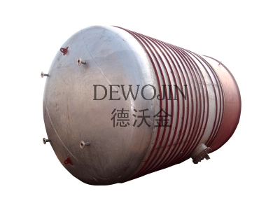 50m³ stainless steel 316L tanks with coi